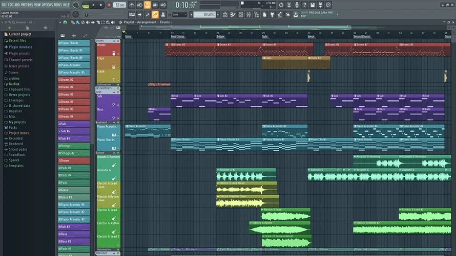 Интерфейс FL Studio