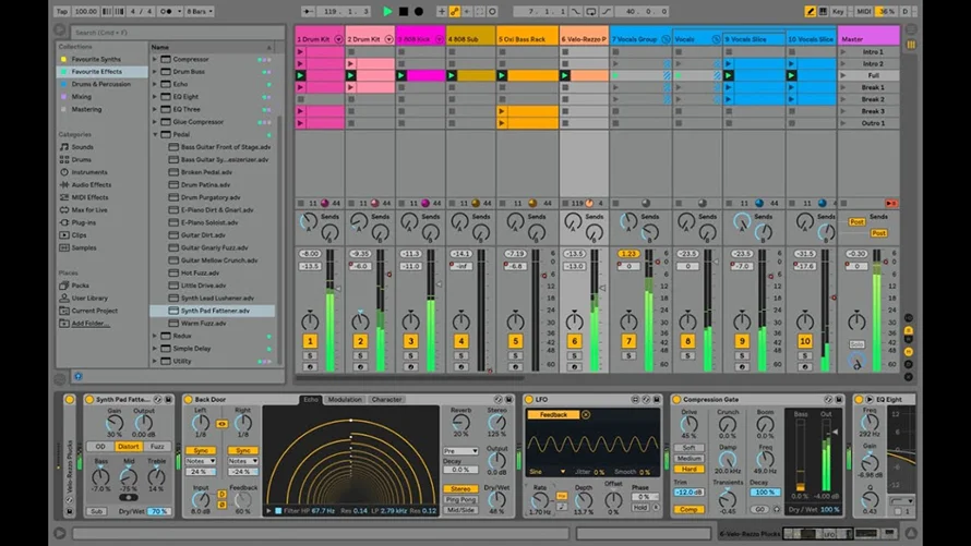 Версии Ableton
