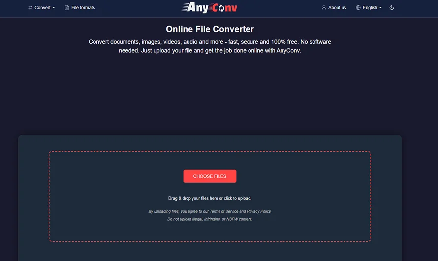 Скриншот AnyConv