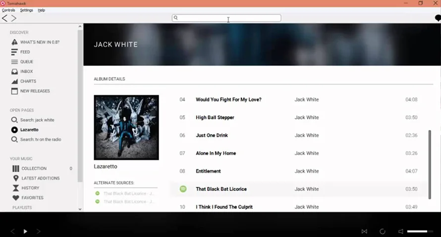 музыкальный плеер Tomahawk