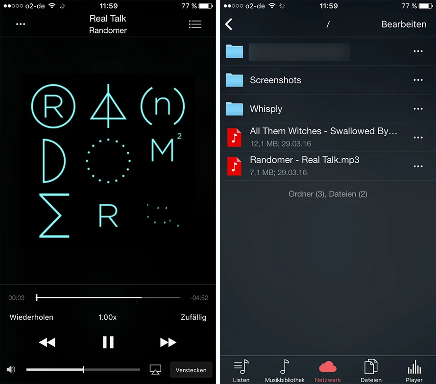 интерфейс Evermusic