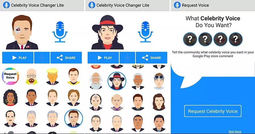 Приложение Celebrity Voice Change