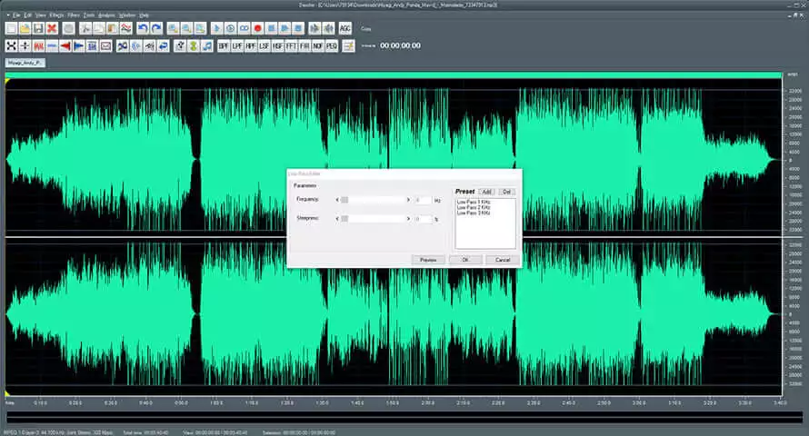 Скриншот Dexster Audio Editor 2
