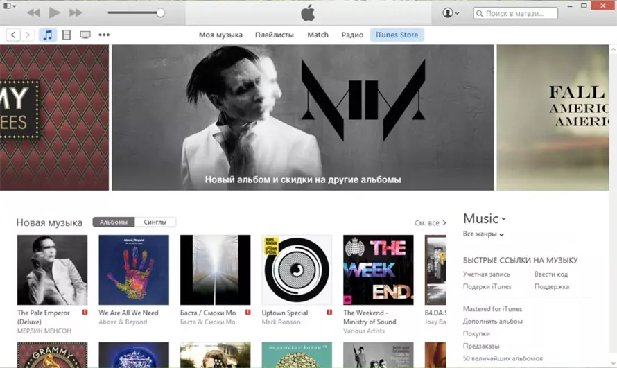 Скриншот iTunes 1