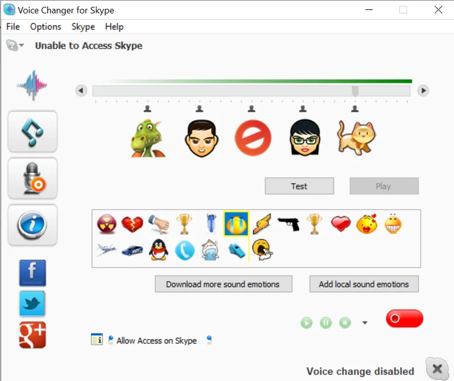 Skype Voice Changer