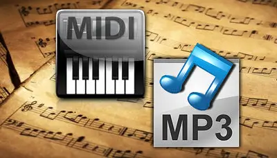 Как конвертировать midi в mp3