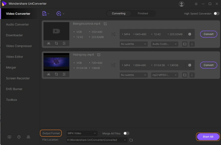 конвертация файлов