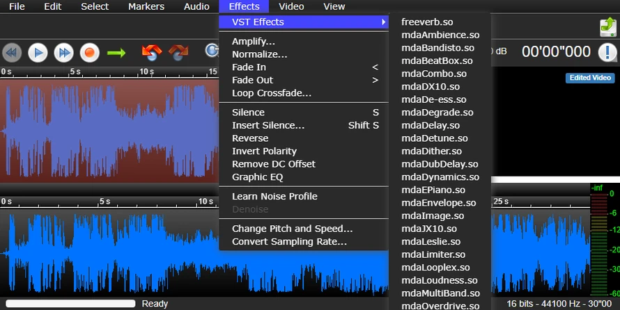 наложение эффекта