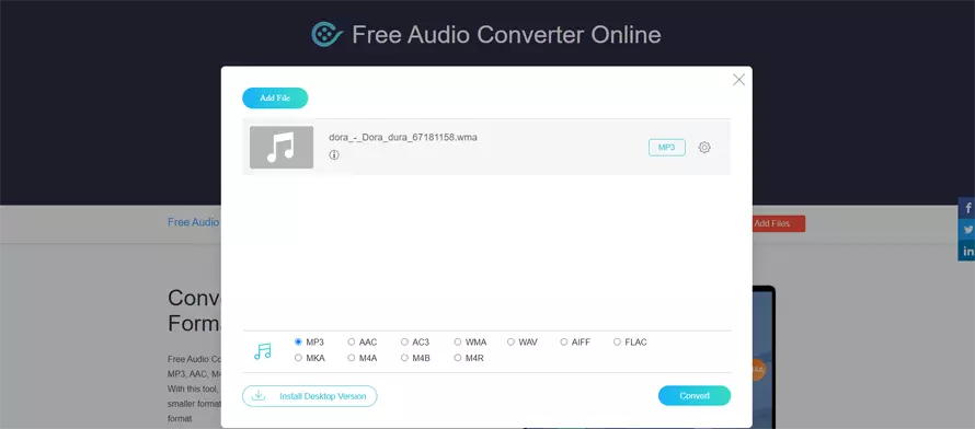 free audio converter online