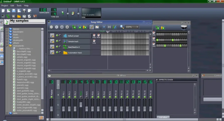 Скриншот Linux Multimedia Studio 1