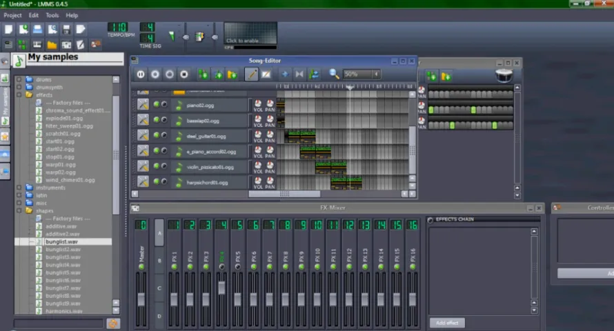 Скриншот Linux Multimedia Studio 2
