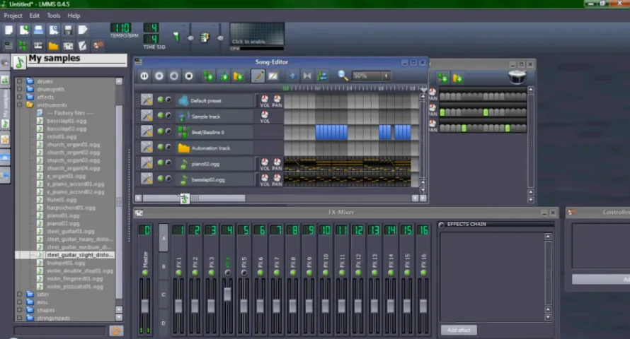 Скриншот Linux Multimedia Studio 3