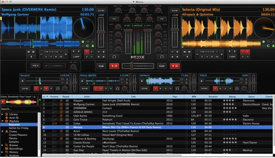 Mixxx Free DJ Software