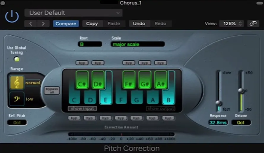 Logic Pitch Correction / Flex Pitch