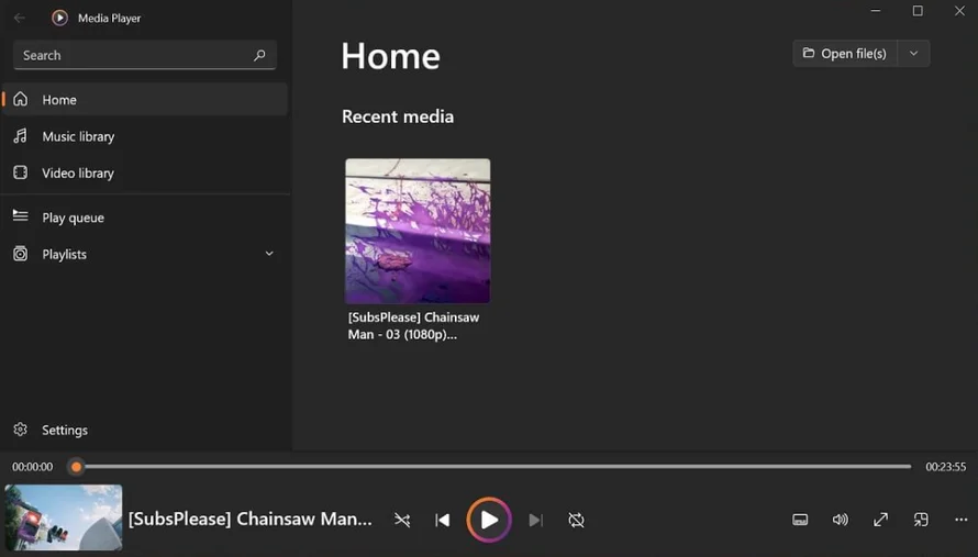 Windows Media Player