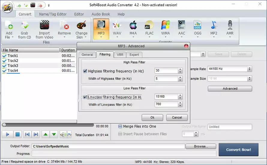 Скриншот Soft4Boost Audio Converter 2